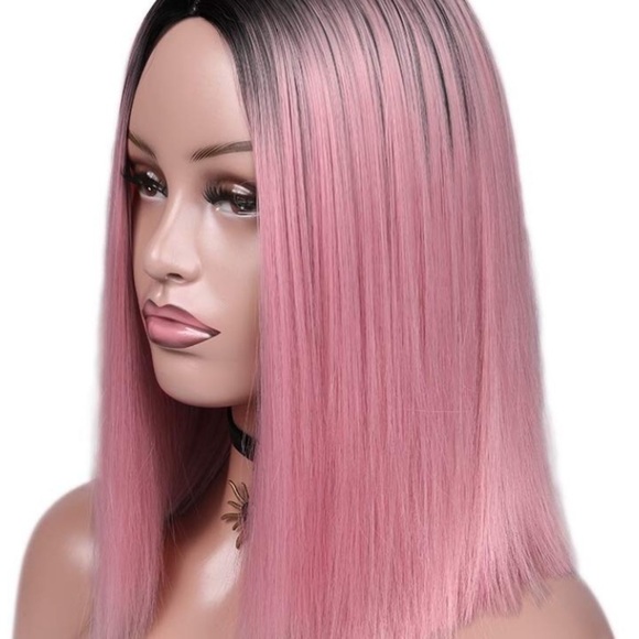 ?14” María Black & PINK Cosplay WIG *NWT*
